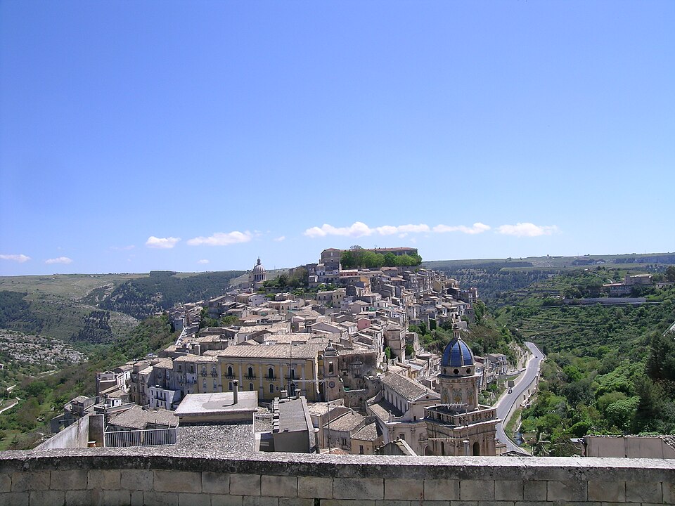 Vue panoramique de Ragusa Ibla en Sicile